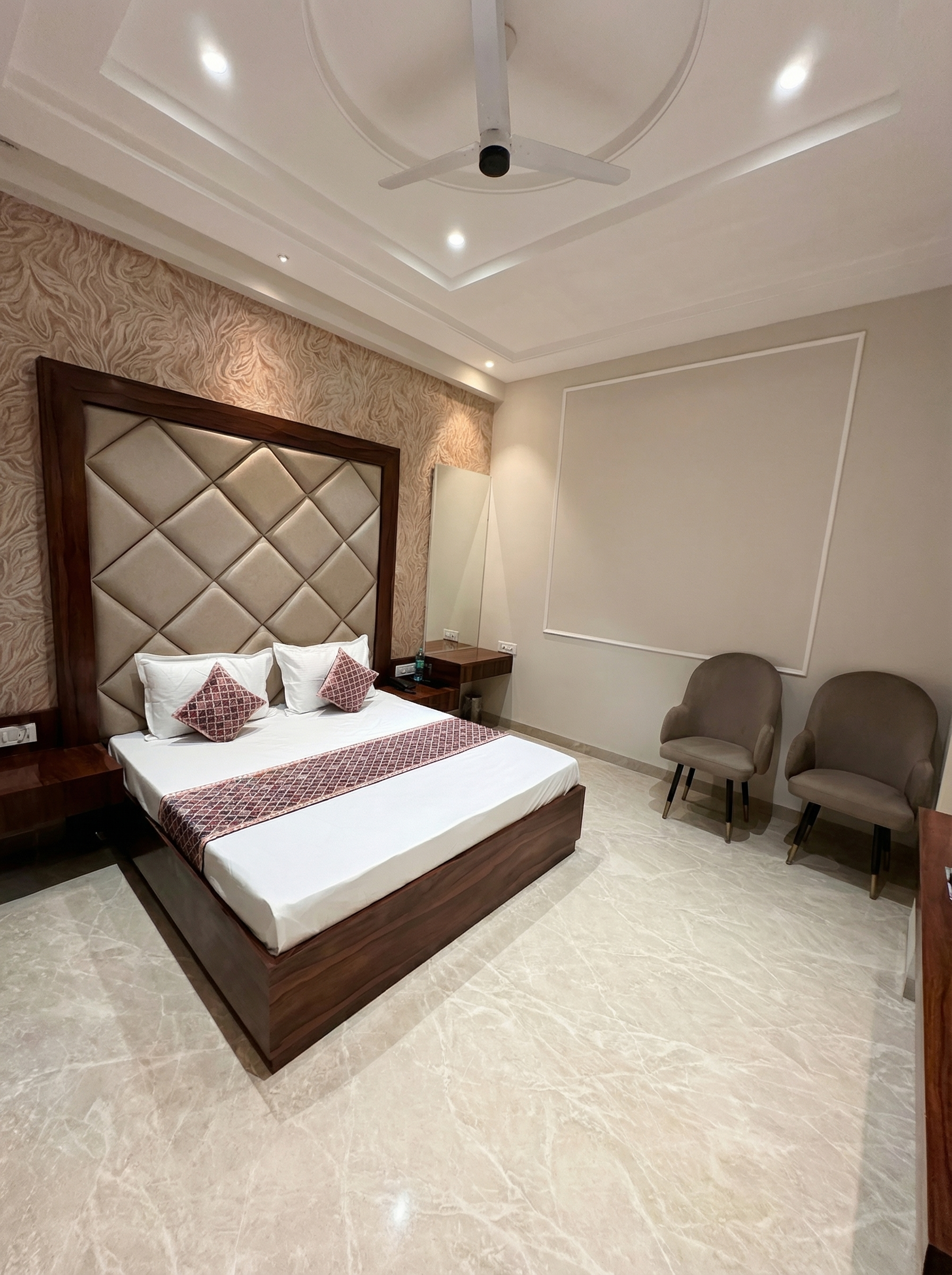 Room 105 premium accommodation at THE ROYAL KING luxury hotel Ludhiana Punjab